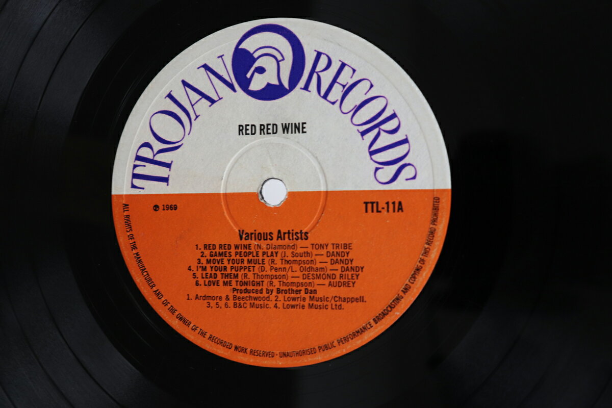 【中古】英LP Various Red Red Wine TTL11 TROJAN RECORDS /00260