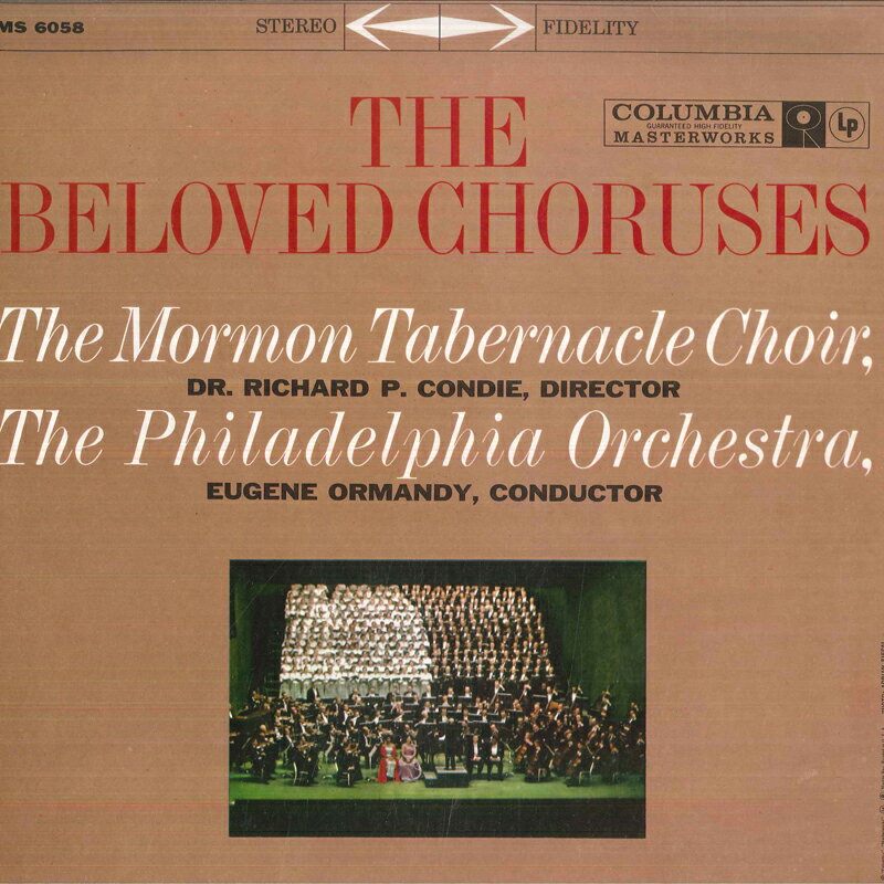 ・アーティスト ユージン・オーマンディ, フィラデルフィア管弦楽団, モルモン・タバナクル合唱団 ・タイトル 合唱愛唱曲集 ・レーベル・型番 COLUNMBIA MS6058 ・フォーマット LPレコード ・コンディション(盤) 良い (V...