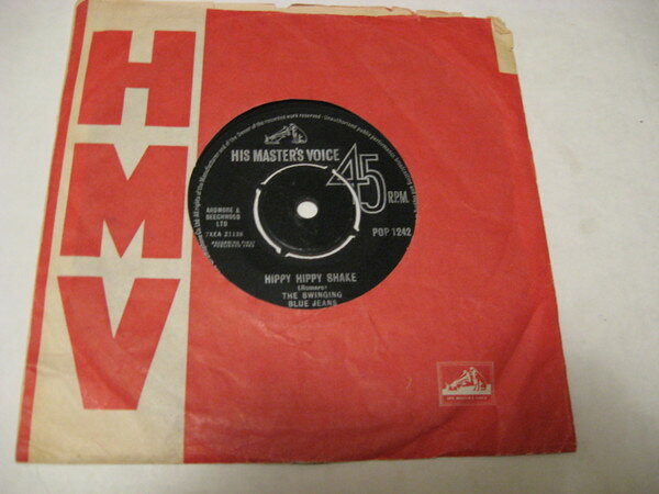7” Swinging Blue Jeans Hippy Hippy Shake POP1242 His Masters Voice /00080