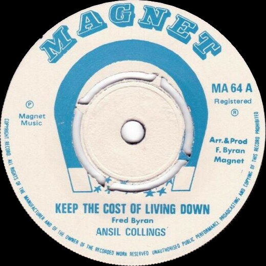 쥳ɥƥ ŷԾŹ㤨֡š۱7" Ansel Collins Keep The Cost Of Living Down MA64 Magnet /00080פβǤʤ746ߤˤʤޤ