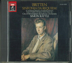 【中古】CD Simon Rattle ブリテン シンフォニア・ダ・レクイエム CC333338 TOSHIBA EMI /00110