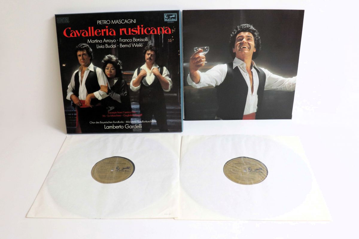 【中古】独2LP ランベルト・ガルデッリ, ミュン マスカーニ カヴァレリア・ルスティカーナ 全曲 301133440 EURODISC /00660