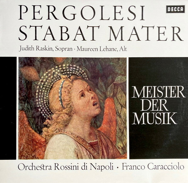 独LP Judith Raskin , Maureen Lehane Stabat Mater SMD1075 Decca /00260