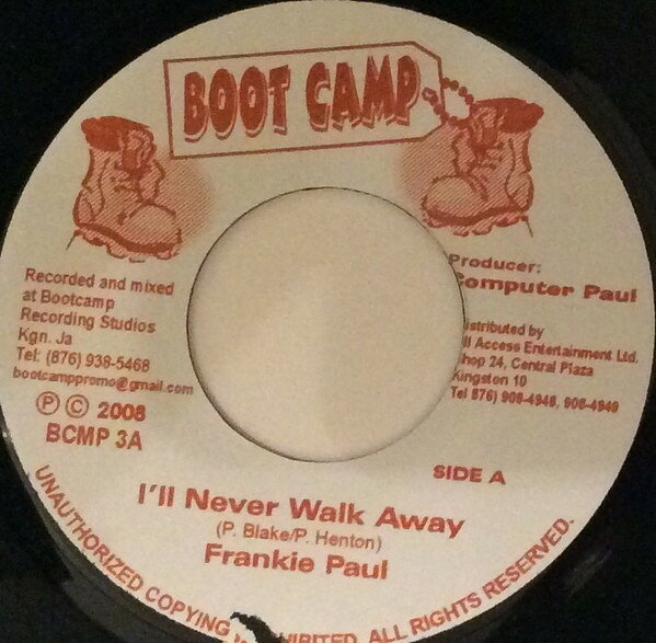 7” Frankie Paul / Tina Nunezz Ill Never Walk Away / Caught Up BCMP3 Boot Camp (3) /00080