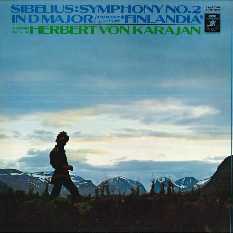 【中古】LP ヘルベルト フォン カラヤン指揮 シベリウス/交響曲第2番ニ長調作品43,交響詩(フィンラ AA8309 TOSHIBAEMI /00400