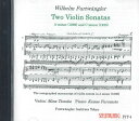 【中古】CD Mina Tanaka Furtwangler Two Violin Sonatas FIT4 KING /00110