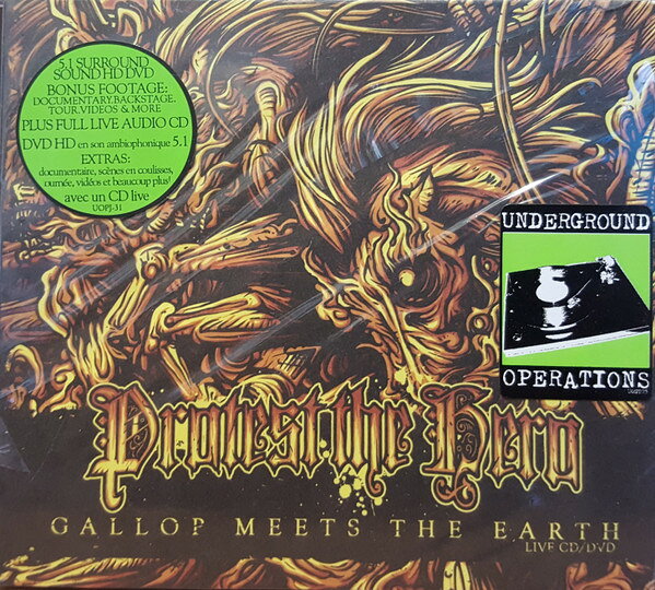 2discs CD Protest The Hero Gallop Meets The Earth - Live CD/Dvd UOPJ31 Underground Operatio 未開封 /00220