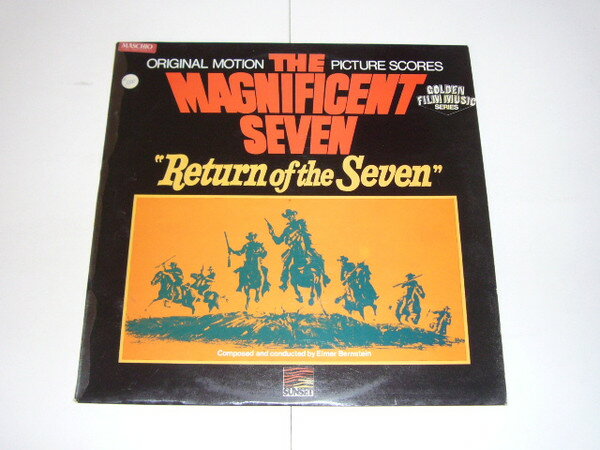【中古】英LP Elmer Bernstein The Magnificent Seven / Return Of The Seven (Origin SLS50171 Sunset Records /00260