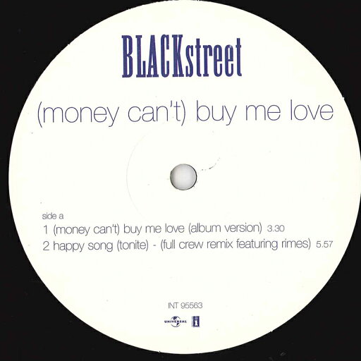 【中古】英12” Blackstreet (Money Cant) Buy Me Love INT95563 INTERSCOPE /00250 【中古】英12” Blackstreet (Money Cant) Buy Me Love INT95563 INTERSCOPE /00250