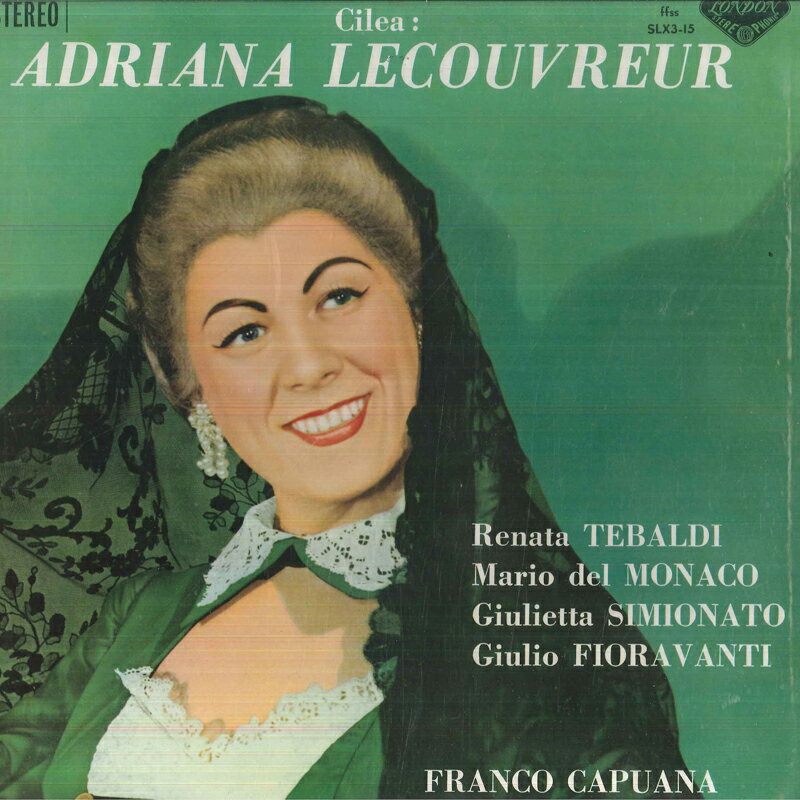 【中古】3discs LP フランコ・カプアーナ, ローマ聖 チレーア 過激 アドリアーナ・ルクヴルール SLX315 LONDON /01200