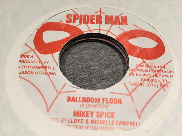 【中古】ジャマイカ7” Mikey Spice Ballroom Floor NONE Spiderman /00080