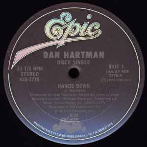 【中古】加12” Dan Hartman Hands Down 4Z82778 Epic /00250