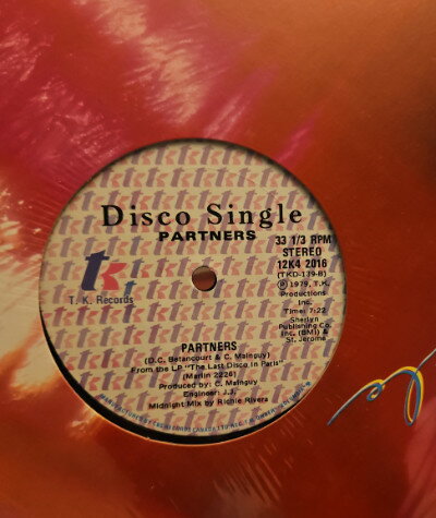 【中古】加12” Partners Dance (Whoever You Are) / Partners 12K42016 T.K. Records /00250