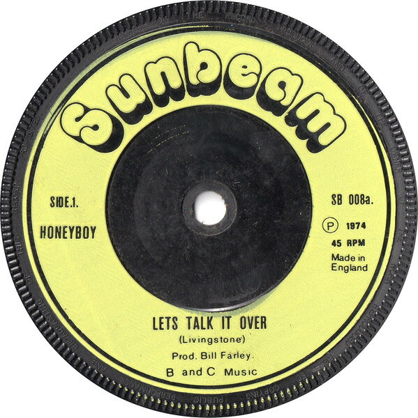 【中古】7” Honey Boy Lets Talk It Over SB008 Sunbeam /00080