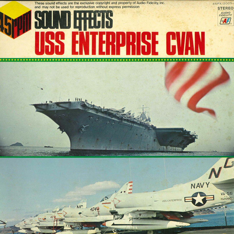 【中古】LP No Artist USS Enterprise Cavan - Sound Effects 45PX2005AF AUDIO FIDELITY /00400