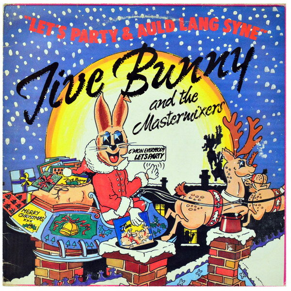 【中古】英LP Jive Bunny &amp; The Mastermixers Lets Party / Auld Lang Syne MFDT003 Music Factory /00260
