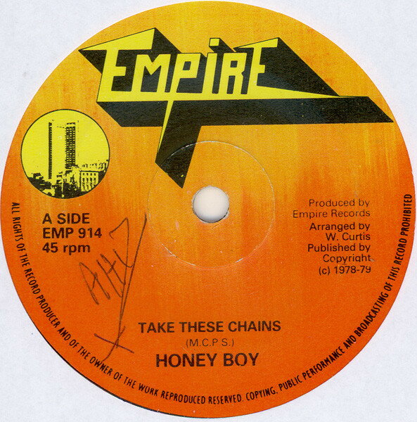 【中古】7” Honey Boy Take These Chains EMP914 Empire Records /00080