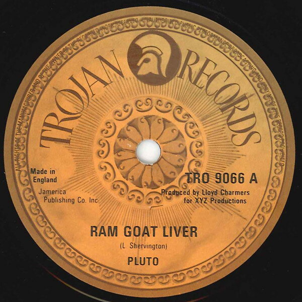 【中古】7” Pluto Shervington / Marie Pier Ram Goat Liver / Walk Away TRO9066 Trojan Records /00080