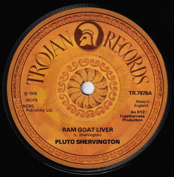 【中古】7” Pluto Shervington Ram Goat Liver TR7978 Trojan Records /00080