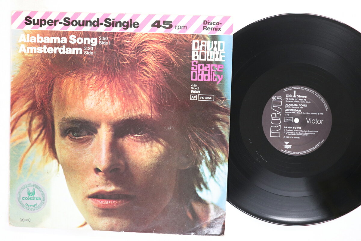 【中古】12” David Bowie Alabama Song / Amsterdam / Space Oddity PC9854 RCA /00250