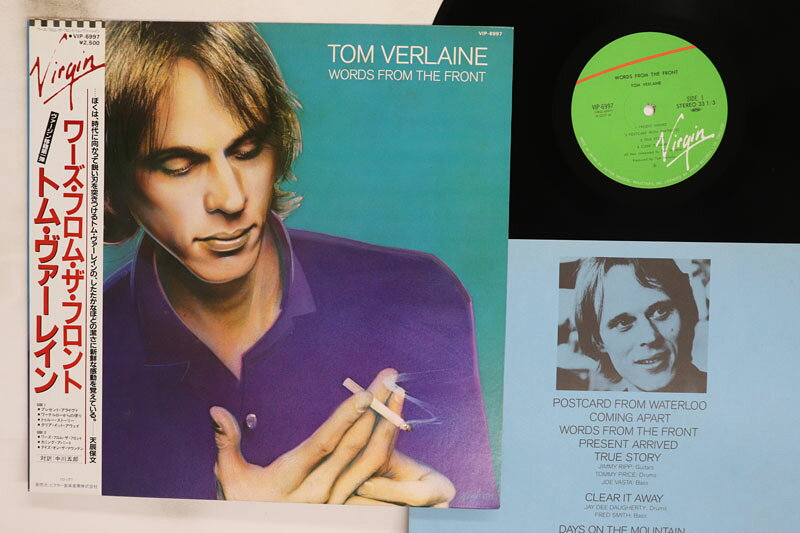 唱片 - 【中古】LP Tom Verlaine Words From The Front VIP6997 VIRGIN /00260