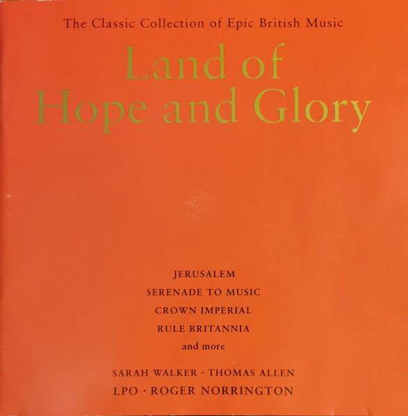 【中古】CD Sarah Walker ・ Thomas Allen, Land Of Hope And Glory 4551472 London Records /00110