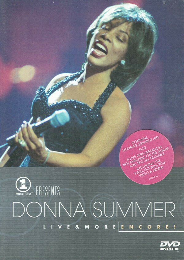 DVD Donna Summer Live &amp; More Encore! EVD50202 Epic Music Video /00110