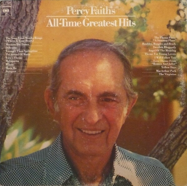 【中古】米2LP Percy Faith All Time Greatest Hits PG31588 COLUMBIA /00660