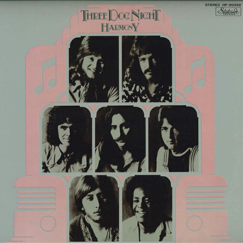 ・アーティスト Three Dog Night ・タイトル Harmony (-赤盤) ・レーベル・型番 STATESIDE HP80392 ・フォーマット LPレコード ・コンディション(盤) 良い (VG+) ・コンディション(ジャケット) 良い (VG+) ・コンディション(帯) 良い (VG+) ・特記事項 【ライナー付き】 【カラー盤（レッド）】【カバー汚れ】【オビに汚れ】【盤に薄いキズ】 サンプル画像です。実際の商品の画像ではありません 商品写真はバーコード/カタログ番号に対応したサンプル画像ですので、お送りする商品の画像ではありません。帯やライナーなどの付属品は、特記事項に記載されている場合のみ含まれます。プロモやカラーレコードなどの仕様についても、該当する場合のみ特記事項に記載しています。 【ご購入前に必ずご確認ください】 ・本店サイト(www.recordcity.jp)とは価格、送料が違います ・本店サイト、その他支店のオーダーとは同梱発送できません ・注文確定後に別の注文を頂いた場合、注文同士の同梱は致しかねます。 ・別倉庫から発送しているため、店頭受け渡しは対応しておりません ・一部商品は他の通販サイトでも販売しているため、ご注文のタイミングによっては商品のご用意ができない場合がございます。 ・土日祝日はお休みです 金曜・祝前日9時以降のご連絡またはご入金は、返答または発送が週明け・祝日明けに順次対応となります。 ・ご購入後のキャンセル不可 ご購入後のキャンセルはいかなる理由においてもお受けできません。ご了承の上、ご購入くださいませ。 ・日本郵便(ゆうパック/ゆうメール)によるお届けになります。 ・中古品であることをご理解ください 当ストアでは中古商品を主に販売しております。中古品であることをご理解の上ご購入ください。また、一部商品はRecordCityオンラインストアで試聴可能です。 ・返品について お客様のご都合による返品は一切承っておりません。 表記の内容と実際の商品に相違がある場合、また針飛び等で返品・返金をご希望される場合は、商品の到着後1週間以内にご連絡ください。商品の返送をこちらで確認後、キャンセル・返金を行います。 コンディションVG以下の商品は返品できません。プレイに影響のない表面のこすれ傷、プレス起因のノイズ盤は返品の対象外です。 【コンディション表記】 ・ほぼ新品(M-)(Like New) 完全な新品。未使用。当店ではほぼ使用しません ・非常に良い(EX)(Excellent) 中古盤として美品な状態。わずかな経年を感じるものの傷みを感じさせない、当店基準で最高の状態 ・良い(VG+)(Very Good Plus) 丁寧に扱われた中古品で、軽い使用感がみられる。 ・可(VG)(Acceptable) 使い込まれた中古品で、「良い」よりもさらに使用感がみられる。 ・悪い(VG-)(Bad) 状態が悪いアイテム。使用の保障はなく、再生不可、針飛び、目立つノイズがあるかもしれない。状態によるクレーム不可。返品不可。 ・非常に悪い(G)(Very Bad) 「悪い」よりさらに状態が悪いアイテム。使用の保障はなく、再生不可、針飛び、目立つノイズがあるかもしれない。状態によるクレーム不可。返品不可。 ・ジャンク(Fair)(Junk/Fair) 割れている、反っている、水ダメージがある、カビ、ジャケットが分離している、ひどい書き込み、ひどい擦れなど最低の状態。使用の保障はなく、再生不可、針飛び、目立つノイズがあるかもしれない。状態によるクレーム不可。返品不可。 ・ジャンク(Poor)(Junk/Poor) 割れている、反っている、水ダメージがある、カビ、ジャケットが分離している、ひどい書き込み、ひどい擦れなど最低の状態。使用の保障はなく、再生不可、針飛び、目立つノイズがあるかもしれない。状態によるクレーム不可。返品不可。