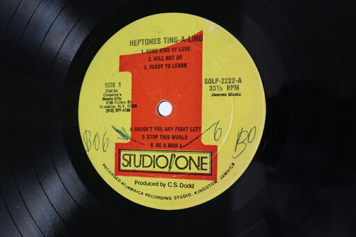 【中古】米LP Heptones Ting A Ling SOLP2222 STUDIO ONE /00260 【中古】米LP Heptones Ting A Ling SOLP2222 STUDIO ONE /00260