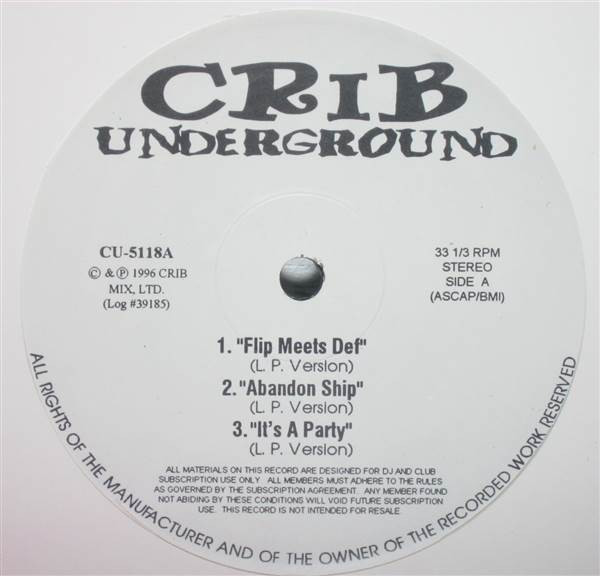 【中古】LP Busta Rhymes Untitled CU5118 Crib Underground /00250