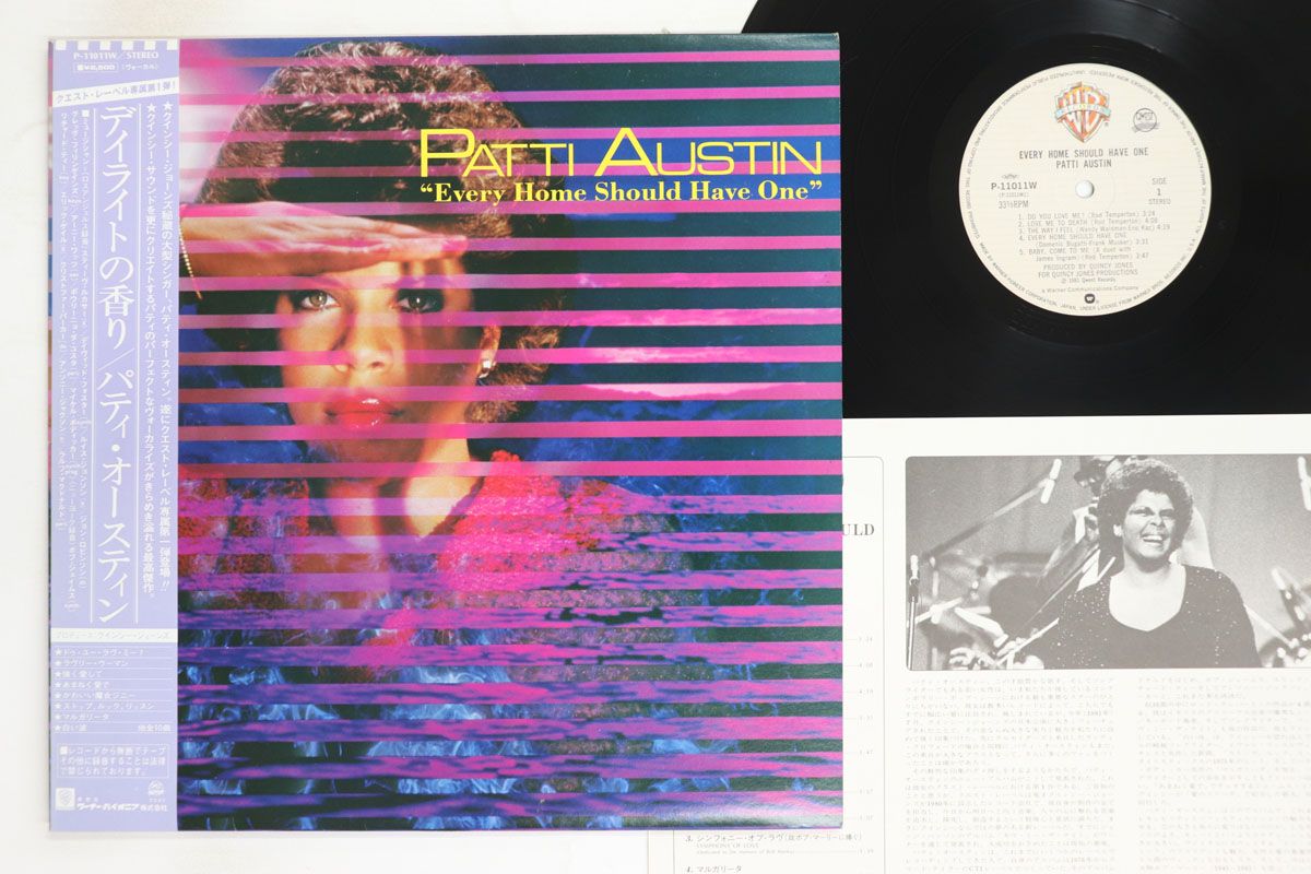 【中古】LP Patti Austin Every Home Should Have One Produced P11011W QWEST Japan