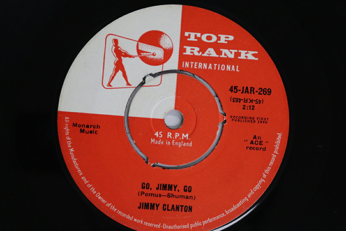【中古】英7” Jimmy Clanton Go, Jimmy, Go / I Trusted You 45JAR269 TOP RANK INTERNATIO /00080
