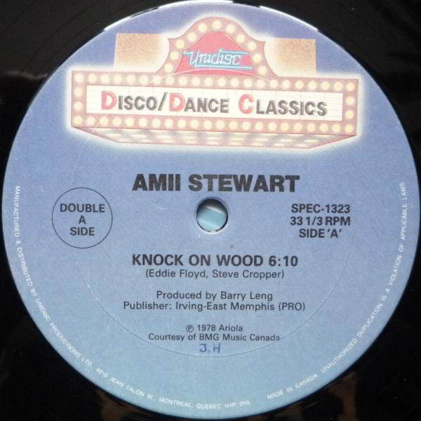 LP Amii Stewart / Pattie Brooks Knock On Wood / After Dark SPEC1323 Unidisc /00250