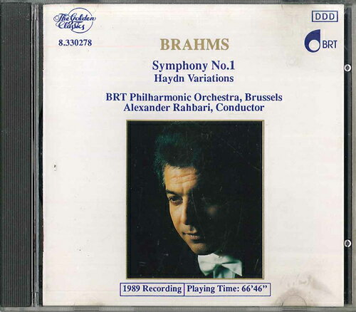 輸入CD Haydn Variations Brahms Symphony No.1 8330278 GOLDEN CLASSICS /00110