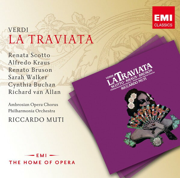 【中古】2discs CD Muti/Scotto/Kraus/Bruson La Traviata 5099931928021 EMI /00220