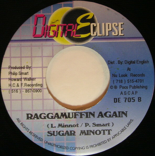 7” Leroy Gibbons / Sugar Minott I Need A Girl / Raggamuffin Again DE705 Digital Eclipse プロモ /00080