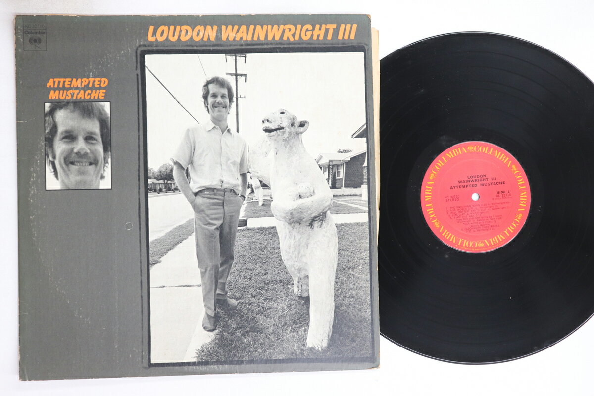 【中古】米LP Loudon Wainwright III Attempted Mustache KC32710 COLUMBIA /00260