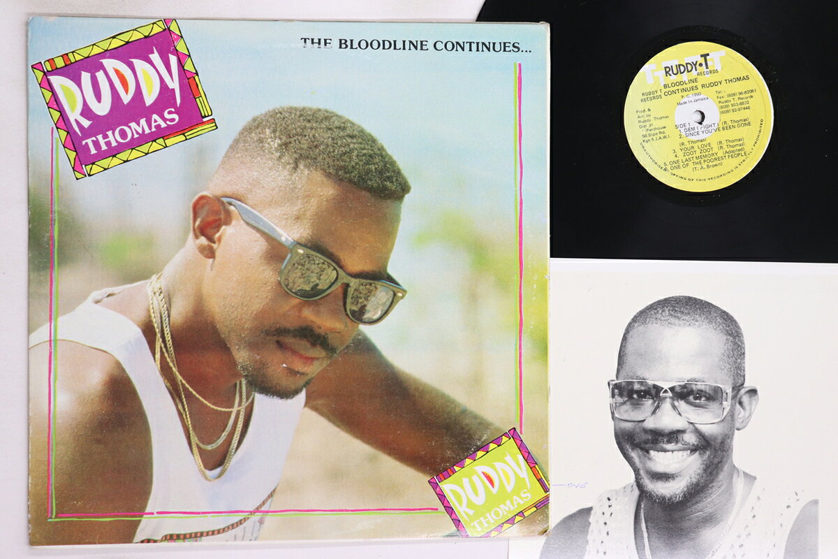 ・アーティスト Ruddy Thomas ・タイトル Bloodline Continues ・レーベル・型番 RUDDY T RECORDS NONE ・フォーマット LPレコード ・コンディション(盤) 良い (VG+) ・コンディション(ジャケット) 良い (VG+) ・コンディション(帯) オビなし ・特記事項 【ピナップ/ポートレート/カード付き】【カバーにキズ/ダメージ】 実際に発送される商品の画像です 【ご購入前に必ずご確認ください】 ・本店サイト(www.recordcity.jp)とは価格、送料が違います ・本店サイト、その他支店のオーダーとは同梱発送できません ・注文確定後に別の注文を頂いた場合、注文同士の同梱は致しかねます。 ・別倉庫から発送しているため、店頭受け渡しは対応しておりません ・一部商品は他の通販サイトでも販売しているため、ご注文のタイミングによっては商品のご用意ができない場合がございます。 ・土日祝日はお休みです 金曜・祝前日9時以降のご連絡またはご入金は、返答または発送が週明け・祝日明けに順次対応となります。 ・ご購入後のキャンセル不可 ご購入後のキャンセルはいかなる理由においてもお受けできません。ご了承の上、ご購入くださいませ。 ・日本郵便(ゆうパック/ゆうメール)によるお届けになります。 ・中古品であることをご理解ください 当ストアでは中古商品を主に販売しております。中古品であることをご理解の上ご購入ください。また、一部商品はRecordCityオンラインストアで試聴可能です。 ・返品について お客様のご都合による返品は一切承っておりません。 表記の内容と実際の商品に相違がある場合、また針飛び等で返品・返金をご希望される場合は、商品の到着後1週間以内にご連絡ください。商品の返送をこちらで確認後、キャンセル・返金を行います。 コンディションVG以下の商品は返品できません。プレイに影響のない表面のこすれ傷、プレス起因のノイズ盤は返品の対象外です。 【コンディション表記】 ・ほぼ新品(M-)(Like New) 完全な新品。未使用。当店ではほぼ使用しません ・非常に良い(EX)(Excellent) 中古盤として美品な状態。わずかな経年を感じるものの傷みを感じさせない、当店基準で最高の状態 ・良い(VG+)(Very Good Plus) 丁寧に扱われた中古品で、軽い使用感がみられる。 ・可(VG)(Acceptable) 使い込まれた中古品で、「良い」よりもさらに使用感がみられる。 ・悪い(VG-)(Bad) 状態が悪いアイテム。使用の保障はなく、再生不可、針飛び、目立つノイズがあるかもしれない。状態によるクレーム不可。返品不可。 ・非常に悪い(G)(Very Bad) 「悪い」よりさらに状態が悪いアイテム。使用の保障はなく、再生不可、針飛び、目立つノイズがあるかもしれない。状態によるクレーム不可。返品不可。 ・ジャンク(Fair)(Junk/Fair) 割れている、反っている、水ダメージがある、カビ、ジャケットが分離している、ひどい書き込み、ひどい擦れなど最低の状態。使用の保障はなく、再生不可、針飛び、目立つノイズがあるかもしれない。状態によるクレーム不可。返品不可。 ・ジャンク(Poor)(Junk/Poor) 割れている、反っている、水ダメージがある、カビ、ジャケットが分離している、ひどい書き込み、ひどい擦れなど最低の状態。使用の保障はなく、再生不可、針飛び、目立つノイズがあるかもしれない。状態によるクレーム不可。返品不可。