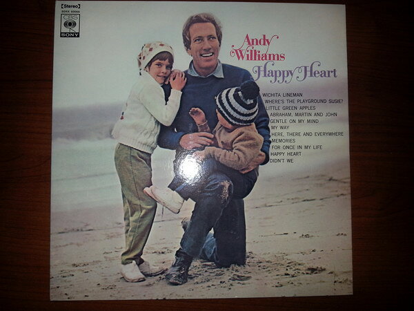 【中古】LP Andy Williams Happy Heart SONX60066 CBS/Sony /00400
