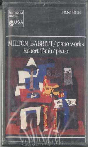 【中古】Cassette Robert Taub Milton Babbitt HMC405160 HARMONIA 未開封 /00110
