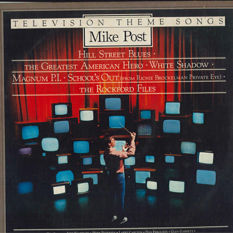 【中古】米LP Mike Post Television Theme Songs E160028 ELEKTRA /00260