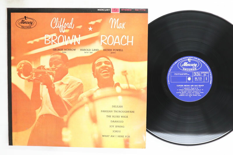 【中古】LP Clifford Brown Clifford Brown And Max Roach SM7178 MERCURY Japan /00260