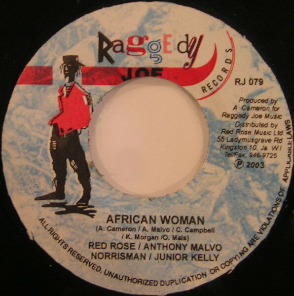 【中古】7インチ Anthony Red Rose / Anthony Mal African Woman NONE Raggedy Joe Records