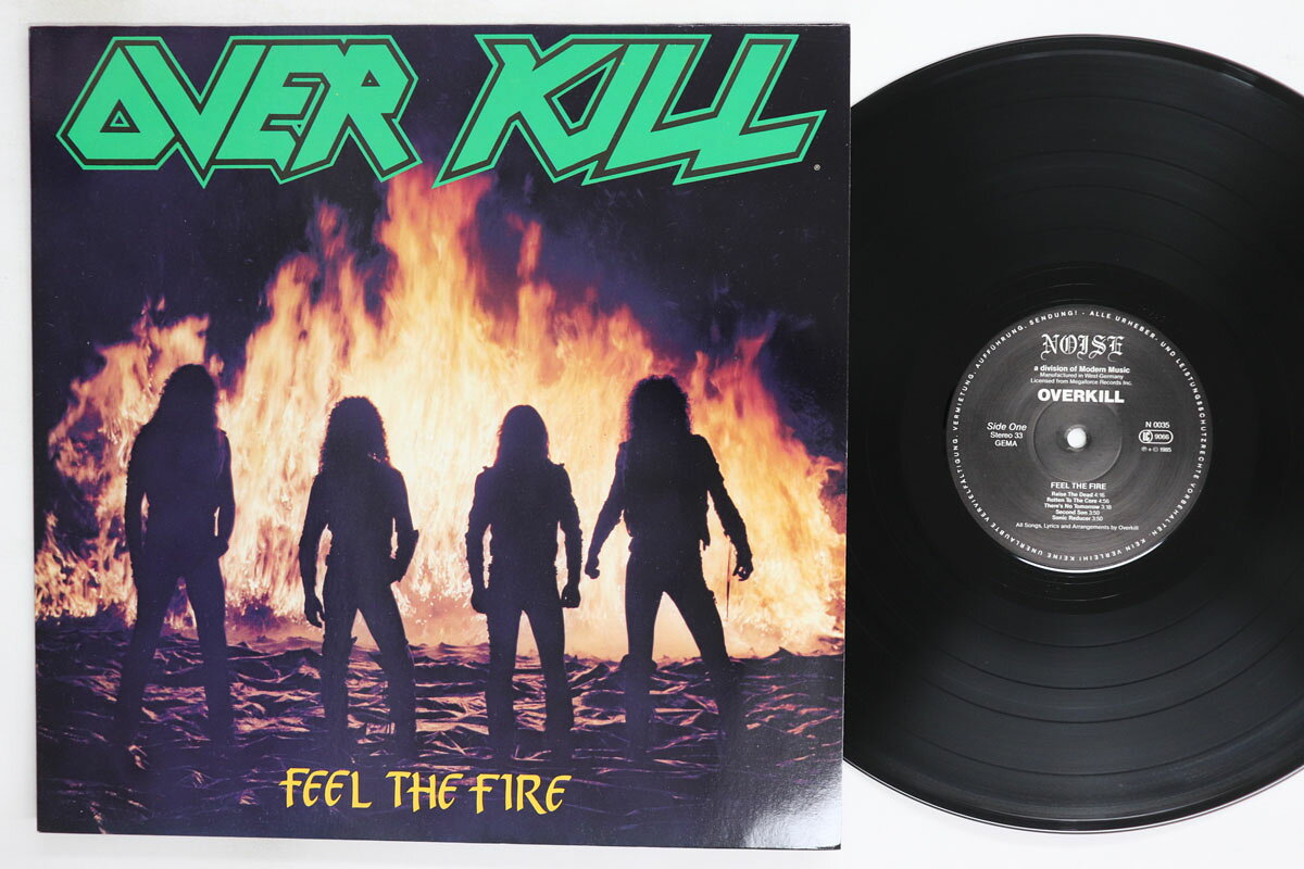【中古】LP Overkill Feel The Fire N0035 NOISE INTERNATIONAL /00260