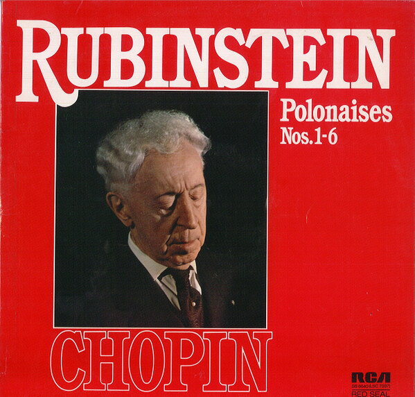 【中古】英LP Rubinstein Polonaises Nos. 1-6 SB6640 RCA Red Seal /00260