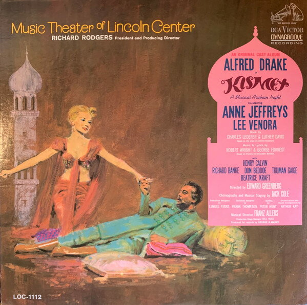 【中古】LP Alfred Drake Kismet Original Cast Music Theatre Of Lincoln LSO1112 RCA US /00260