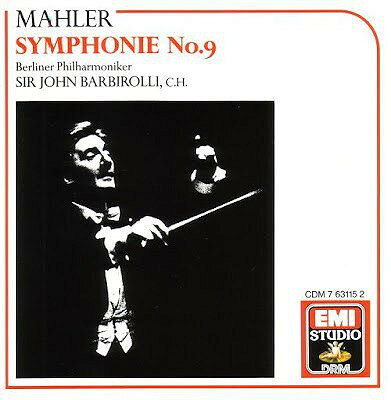【中古】独CD Mahler, Barbirolli Bpo Mahler Symphony No. 9 CDM7631152 EMI Studio DRM /00110
