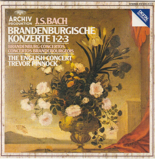 【中古】独CD Trevor Pinnock Bach brandeburg Concertos 1/2/3 4105002 ARCHIV /00110