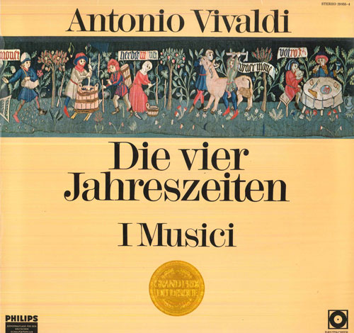 【中古】独LP イ・ムジチ合奏団 ヴィヴァルディ 四季 298554 PHILIPS /00260